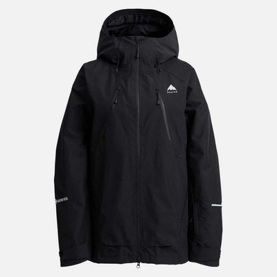 バートンBURTONスノボースノボスノーボードウェアジャケットリザーブGORE-TEX2Lジャケット302421-TRUEBLACKレディース女性25-26