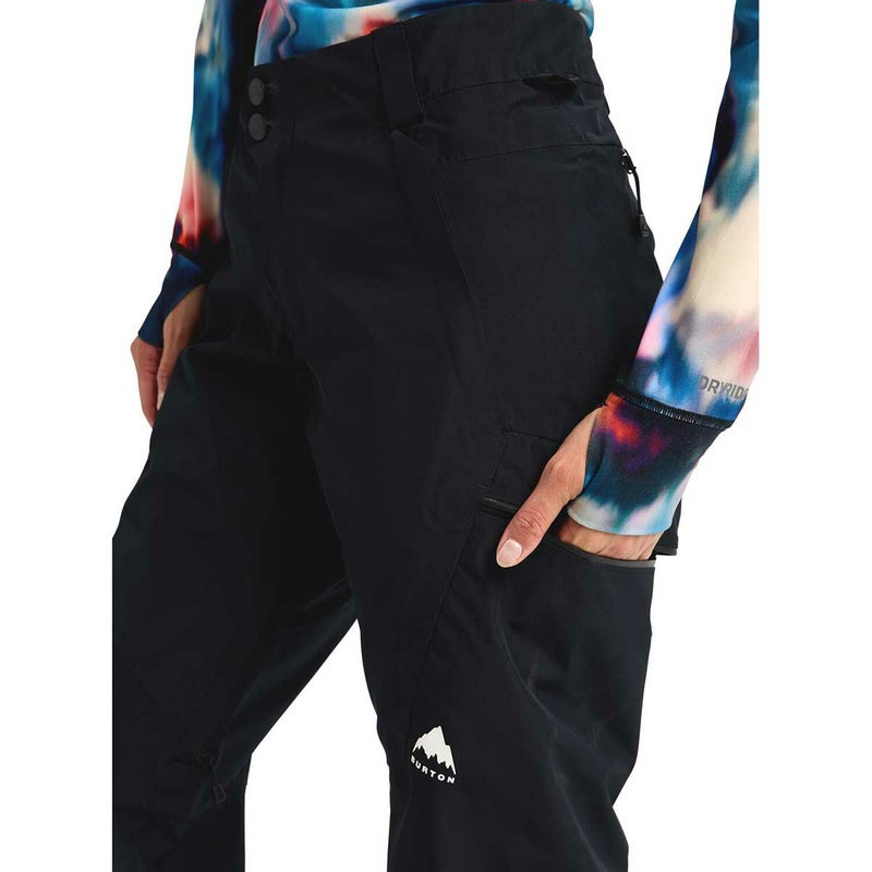 バートンBURTONスノボースノボスノーボードウェアパンツリザーブGORE-TEX2Lパンツ302481-TRUEBLACKレディース女性25-26
