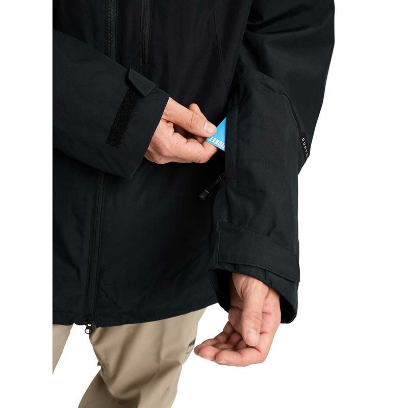 バートンBURTONスノボースノボスノーボードウェアジャケットリザーブ2Lジャケット302551-TRUEBLACKメンズ男性25-26