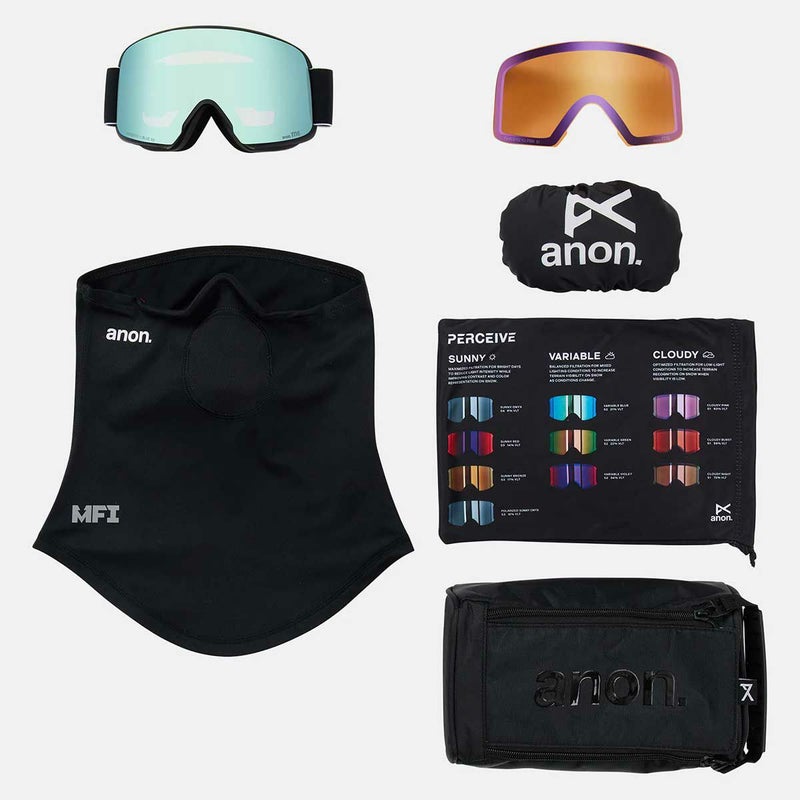 アノンANONスノボースノボスノーボードゴーグルM6ローブリッジフィットゴーグル+ボーナスレンズ+MFI(R)フェイスマスク305461-Z53メンズレディースユニセックス25-26