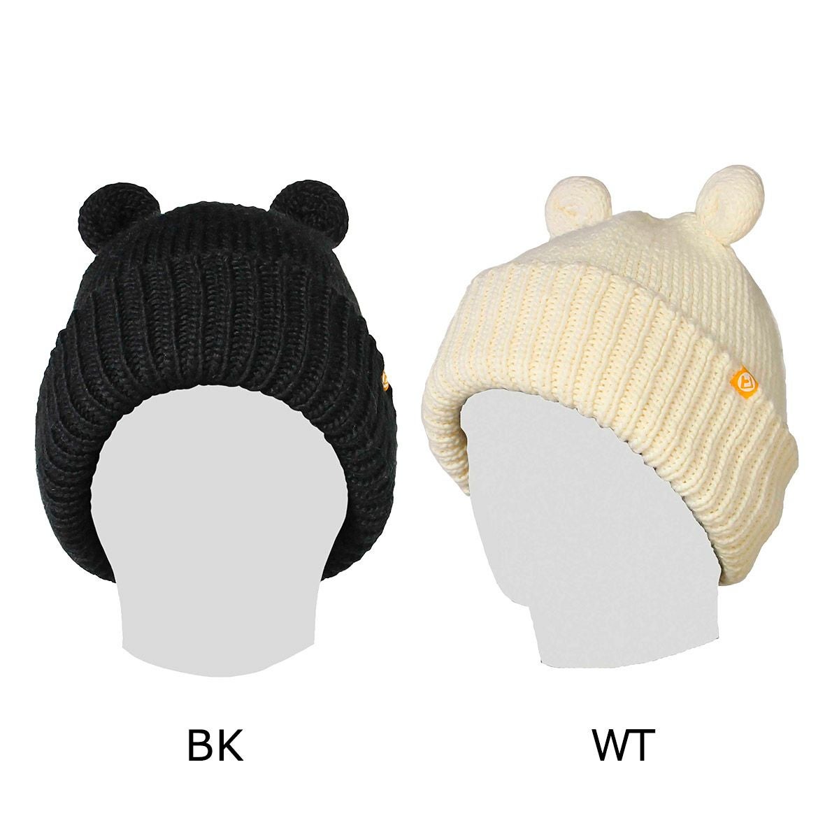 ノースピークnorthpearkスノボースノボスノーボード帽子ニット帽ビーニー雪遊びフリースくま耳NP-9406ジュニアキッズ子ども男の子女の子25-26