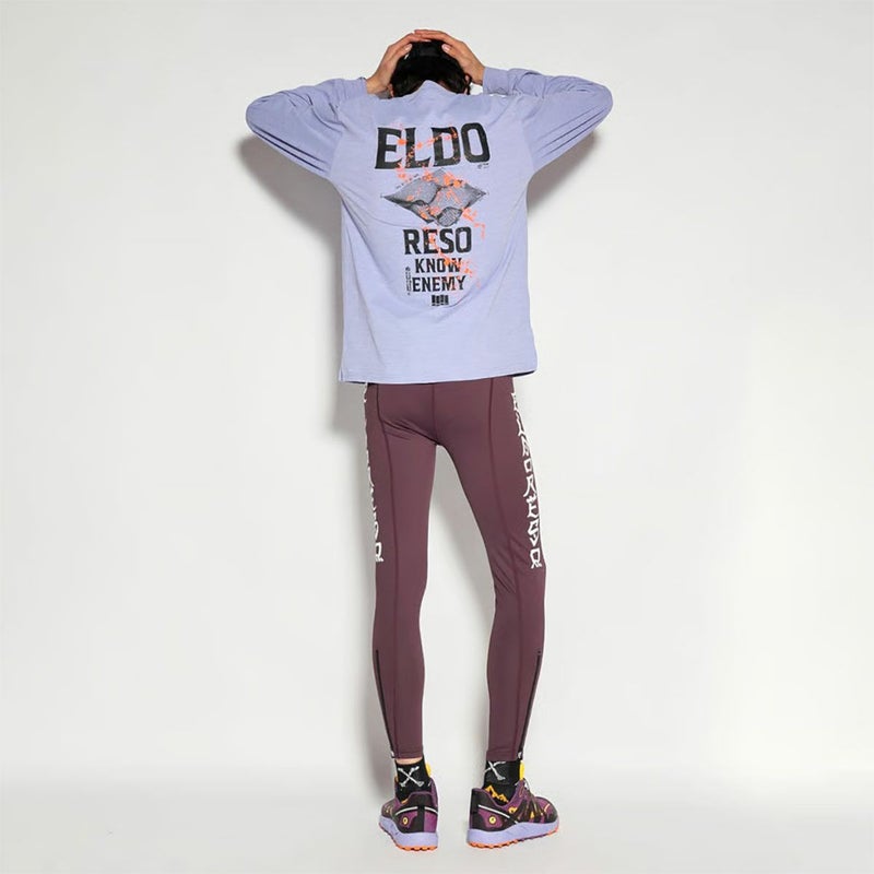 エルドレッソELDORESOランニングウェア長袖TシャツロンTSplashesLongTeeE1105025メンズレディースユニセックス25FA秋冬