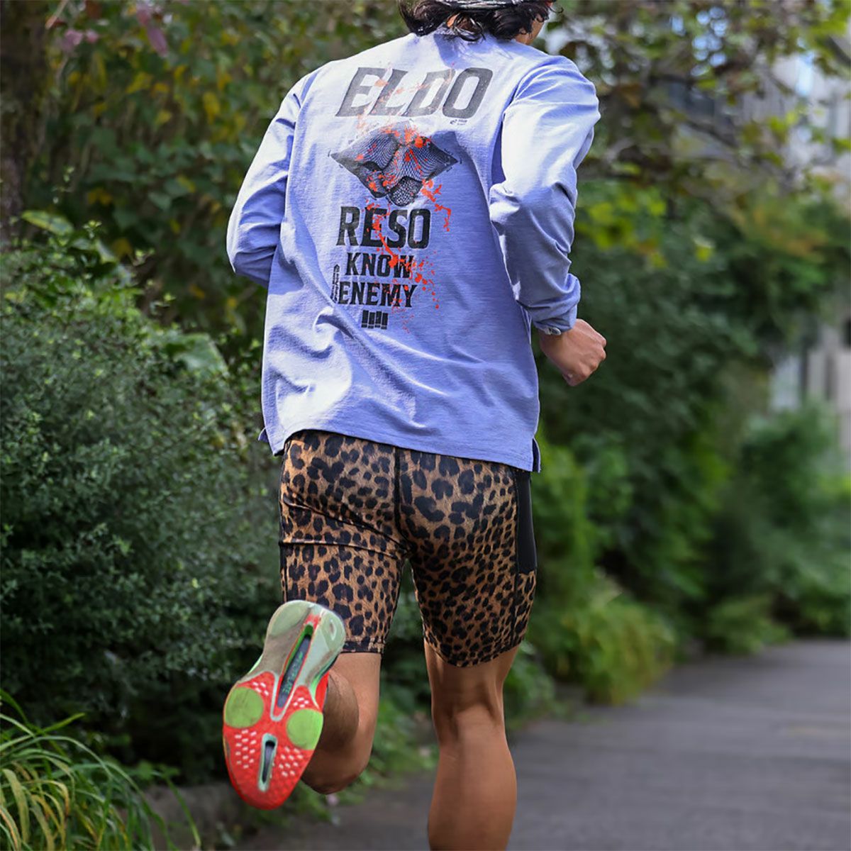 エルドレッソ ELDORESO ユニセックス Splashes Long Tee 長袖 ロンT