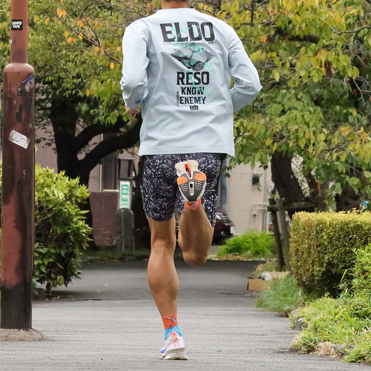 ELDORESO KNOW ENEMY 長袖Tシャツ　黒 ELDORESO[エルドレッソ]Know Your Enemy Long T E1102021 << MIDLAND