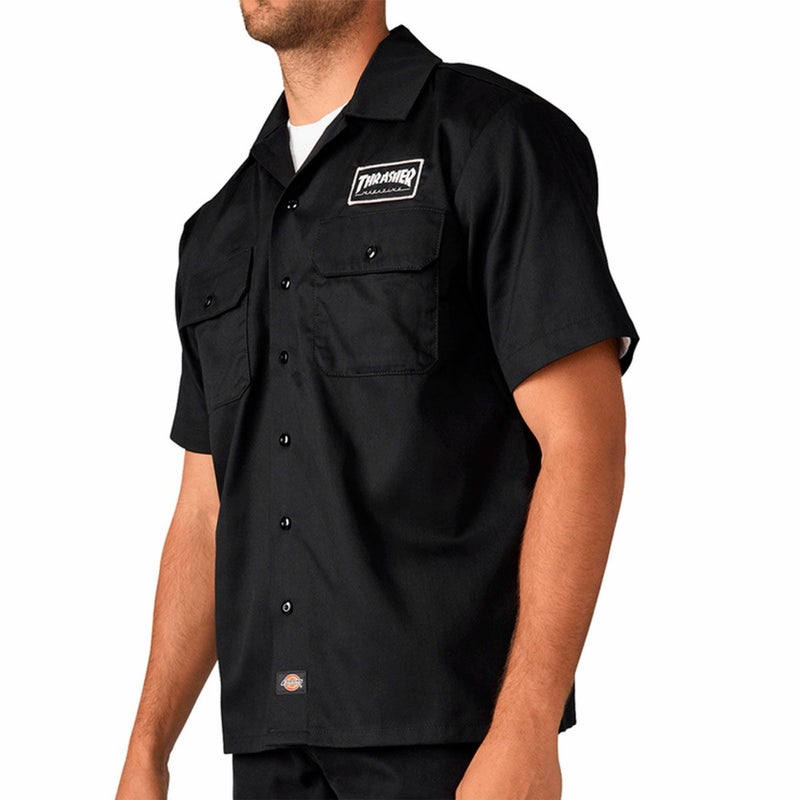 ディッキーズ DICKIES スケボースケートボードウェア半袖シャツTHRASHERDICKIESWORKSHIRTDK0A88HTメンズレディースユニセックス25SP春夏