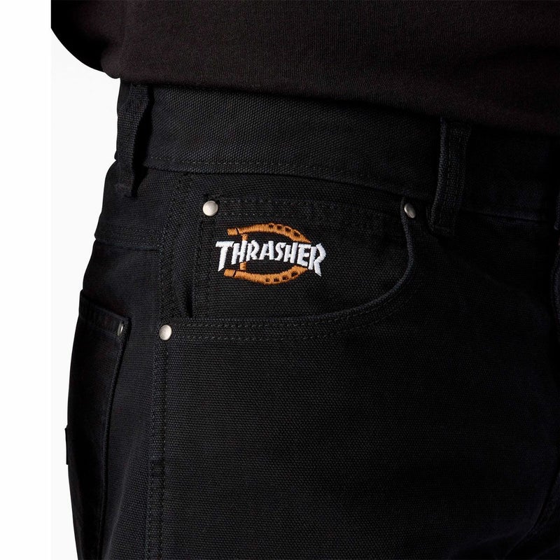ディッキーズ DICKIES スケボースケートボードウェアボトムスロングパンツ長ズボンTHRASHERDICKIESDOUBLEKNEEPANTDK0A88OPメンズレディースユニセックス25SP春夏