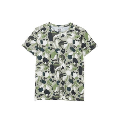 チャムスCHUMSランニングウェア半袖TシャツパターンドTシャツPatternedT-ShirtCH01-2641メンズレディースユニセックス25FA秋冬