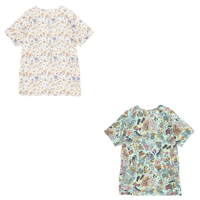 チャムスCHUMSランニングウェア半袖TシャツパターンドTシャツPatternedT-ShirtCH01-2641メンズレディースユニセックス25FA秋冬