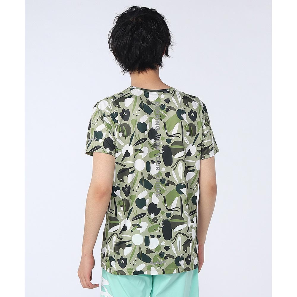 チャムスCHUMSランニングウェア半袖TシャツパターンドTシャツPatternedT-ShirtCH01-2641メンズレディースユニセックス25FA秋冬