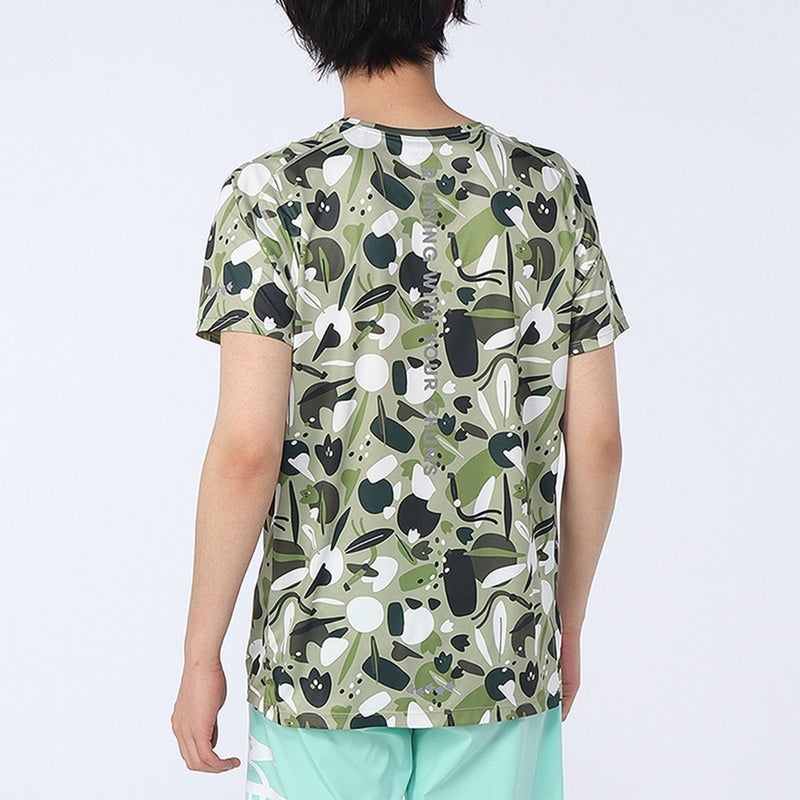 チャムスCHUMSランニングウェア半袖TシャツパターンドTシャツPatternedT-ShirtCH01-2641メンズレディースユニセックス25FA秋冬