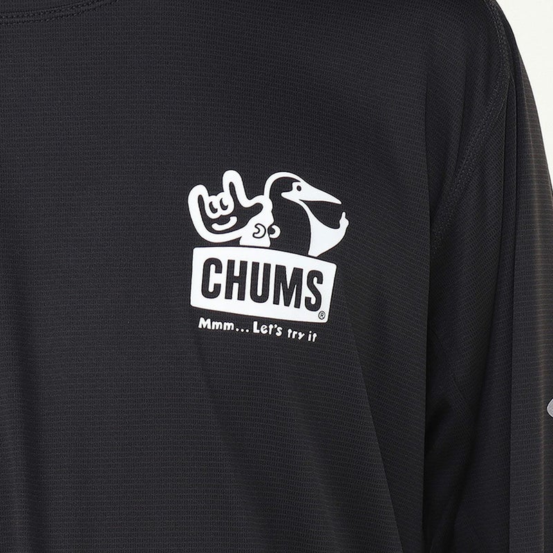 チャムスCHUMSランニングウェア長袖TシャツロンTチャムス×ミツカランニングロングスリーブTシャツCHUMSX3itsukaRunningL/SCH11-2644レディース女性25FA秋冬