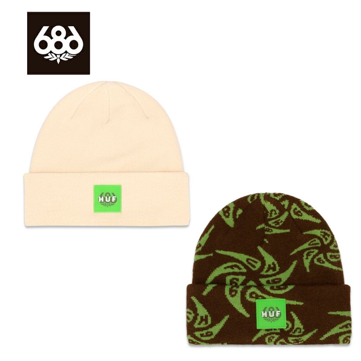 シックスエイトシックス 686 25-26 HUF BEANIE ニット帽 ビーニー