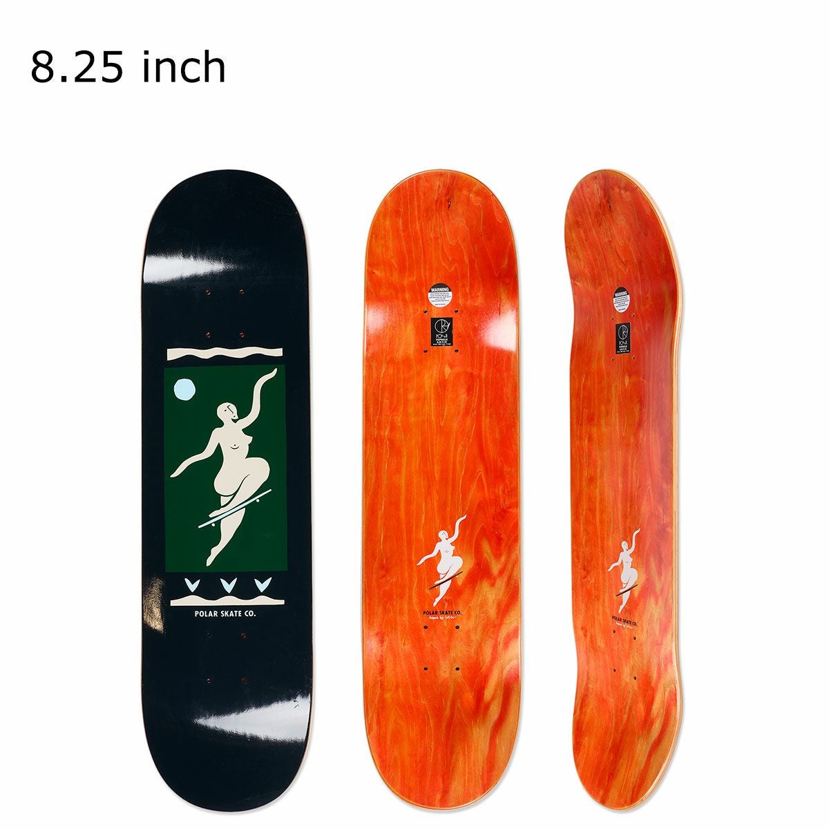 ポーラーPOLARスケボースケートボードデッキ板TeamNoComply8.25PSC-F25-108