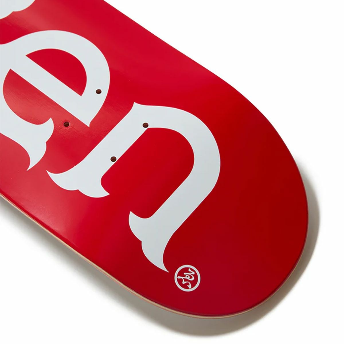 【人気】エビセンスケートボード Evisen Skateboards ロゴ エビセン EVISEN EVI-LOGO RED スケートボード デッキ EVI29-08