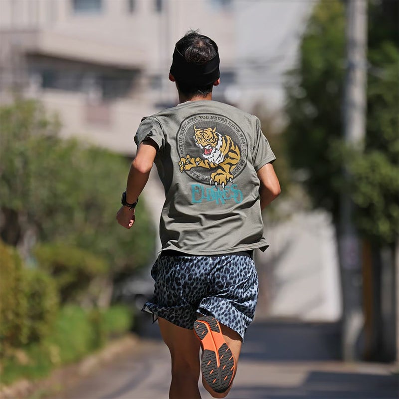 エルドレッソELDORESOランニングウェア半袖TシャツJumpOutTeeE1016425メンズレディースユニセックス25FA秋冬