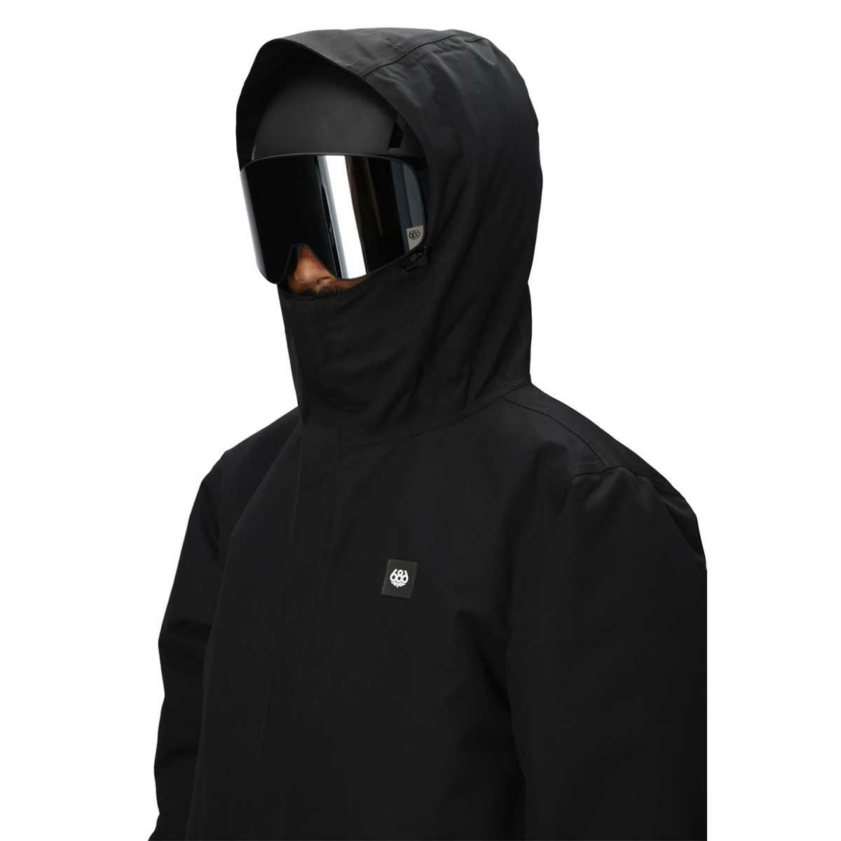 シックスエイトシックス686スノボースノボスノーボードウェアジャケットFOUNDATIONINSULATEDJACKETM5WN155-BLKメンズ男性25-26