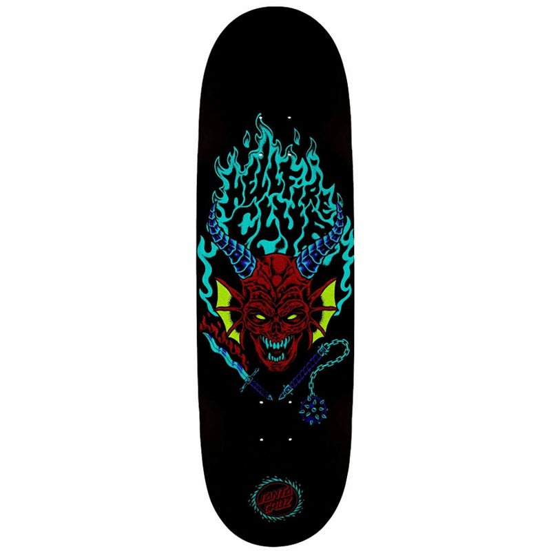 サンタクルーズSANTACRUZスケボースケートボードデッキ板STRANGERTHINGSHELLFIRECLUBFLAMES9.031021659