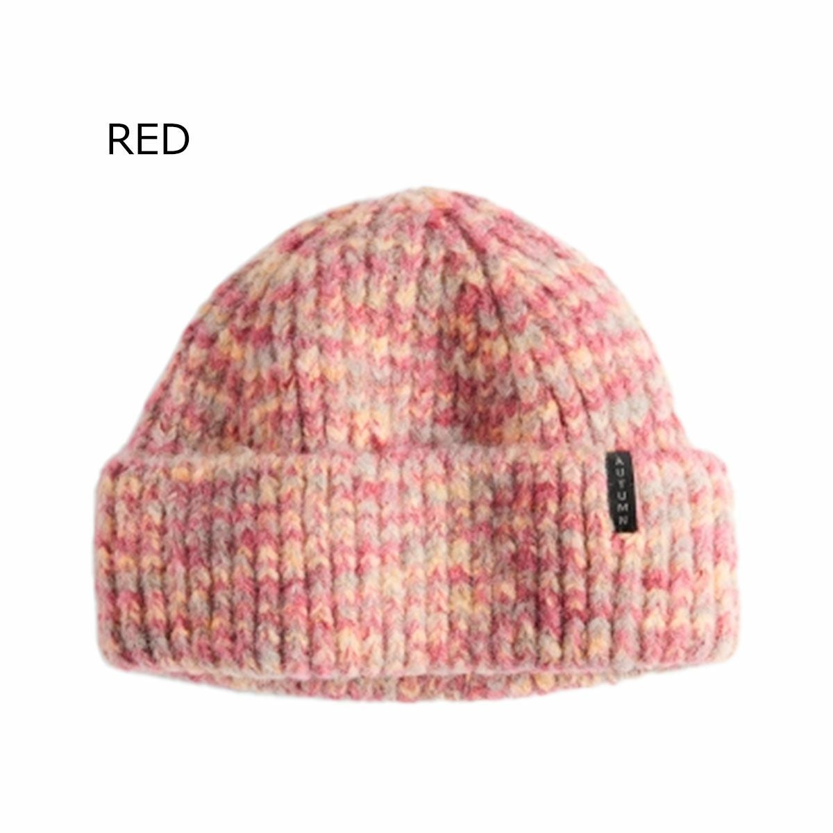 オータム autumn 25-26 MARBLE KNIT ニット帽 ビーニー A26004