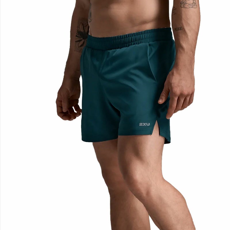 2XUツータイムズユーランニングウェアボトムスショートハーフパンツ短パンエアロ5インチショート2.0Aero5InchShortsMR6903B-DKMSRFメンズ男性25FA秋冬