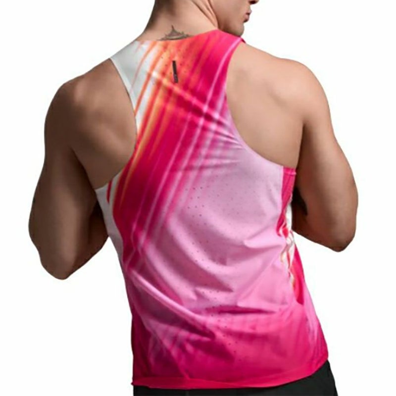 2XUツータイムズユーランニングウェアノースリーブタンクトップライトスピードリアクトシングレットLightSpeedReactSingletMR7375A-FGGBRFメンズ男性25FA秋冬