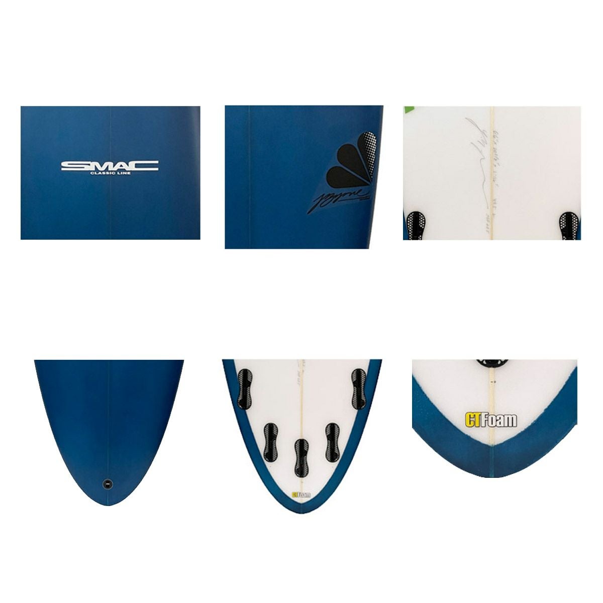 スマック サーフボード SMAC SURFBOARD ミッドレングス JBF THE WATER