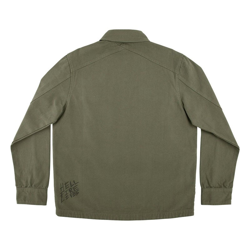 サンタクルーズSANTACRUZスケボースケートボードウェアアウタージャケットSTRANGERTHINGSCRAWLUTILITYL/SJACKETストレンジャーシングスミリタリージャケット510255101メンズ男性25FA秋冬