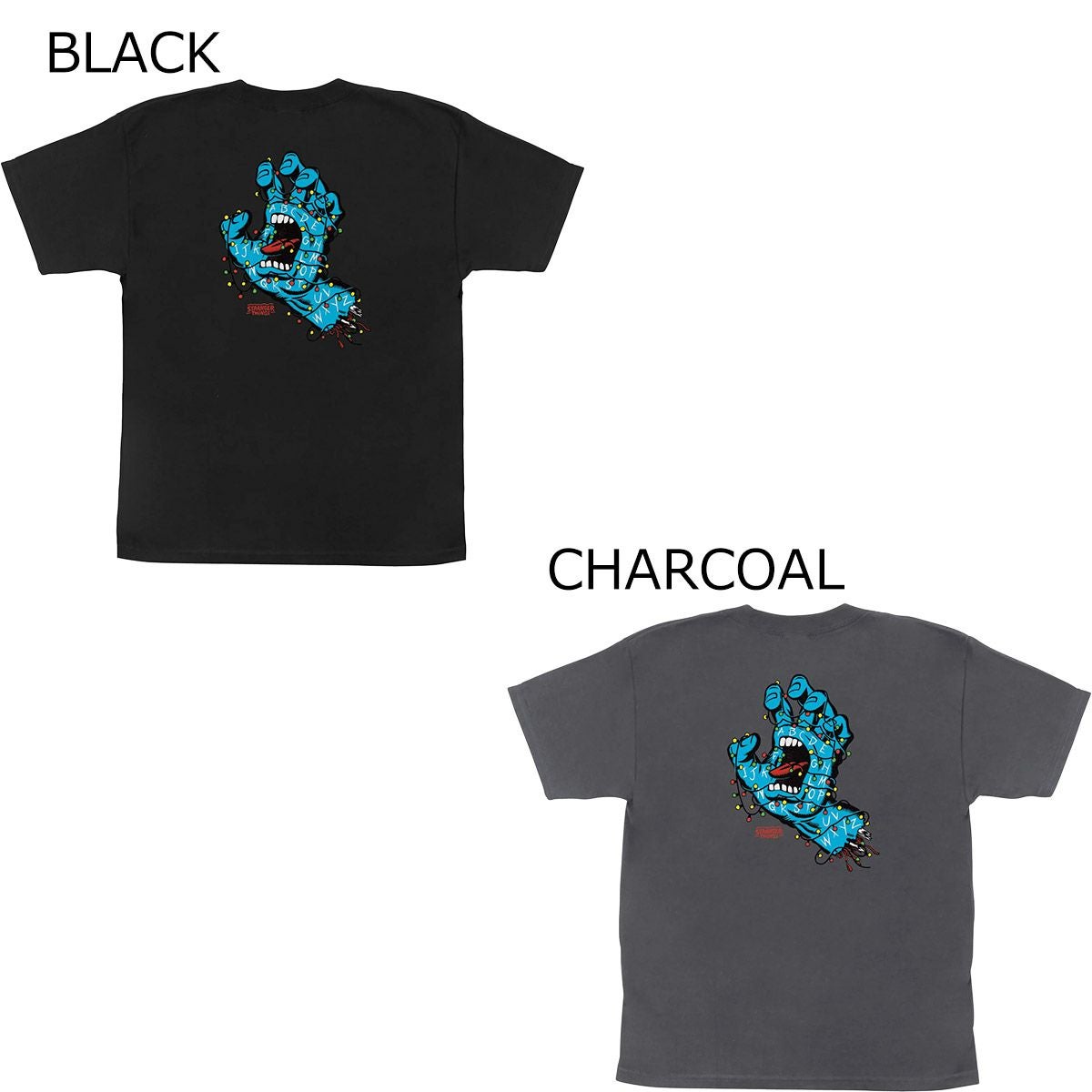 サンタクルーズSANTACRUZスケボースケートボードウェア半袖TシャツSTRANGERTHINGSSCREAMINGLIGHTSS/ST-SHIRTストレンジャーシングス510255406ジュニアキッズ子ども男の子女の子25FA秋冬