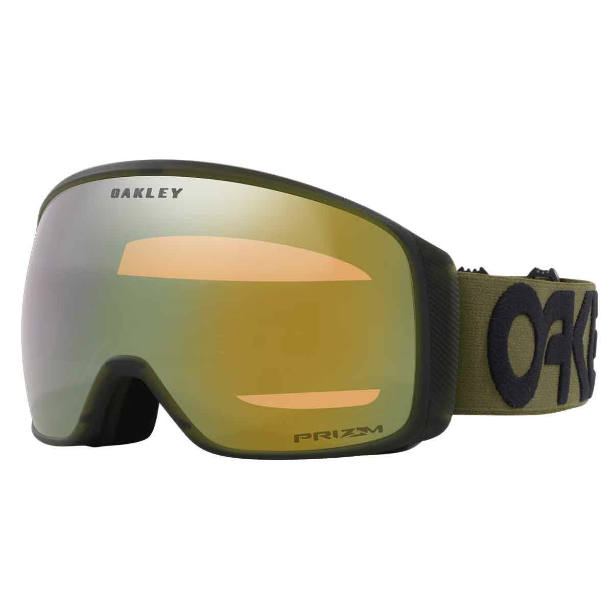 オークリーOAKLEYスノボースノボスノーボードゴーグルFlightTrackerLMatteDarkBrush/PrizmSageGoldIridiumOO7104-71メンズレディースユニセックス25-26
