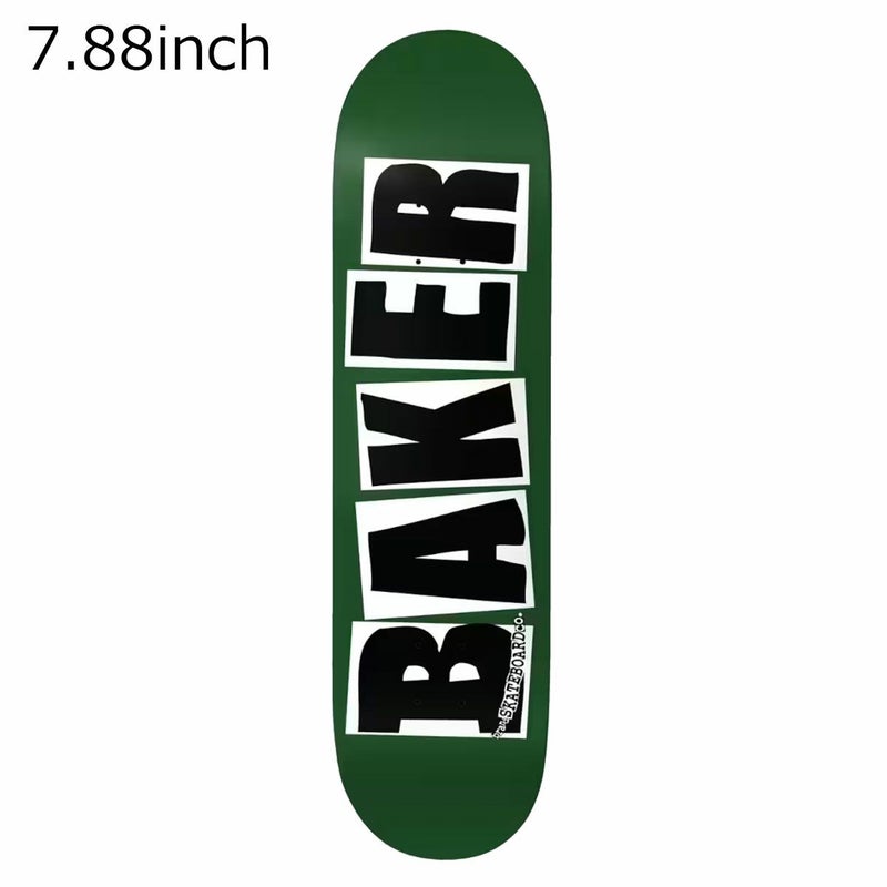 ベイカーBAKERスケボースケートボードデッキ板LogoFrstGrnDeck7.8803-01-2150