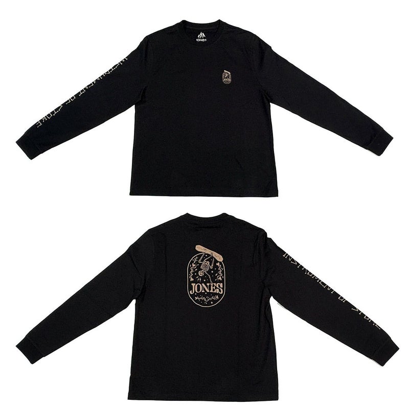 ジョーンズJONESスノボースノボスノーボードウェア長袖TシャツロンTグラフィックオーガニックコットンロングスリーブGRAPHICORGANICL/STEE69125418メンズ男性25-26