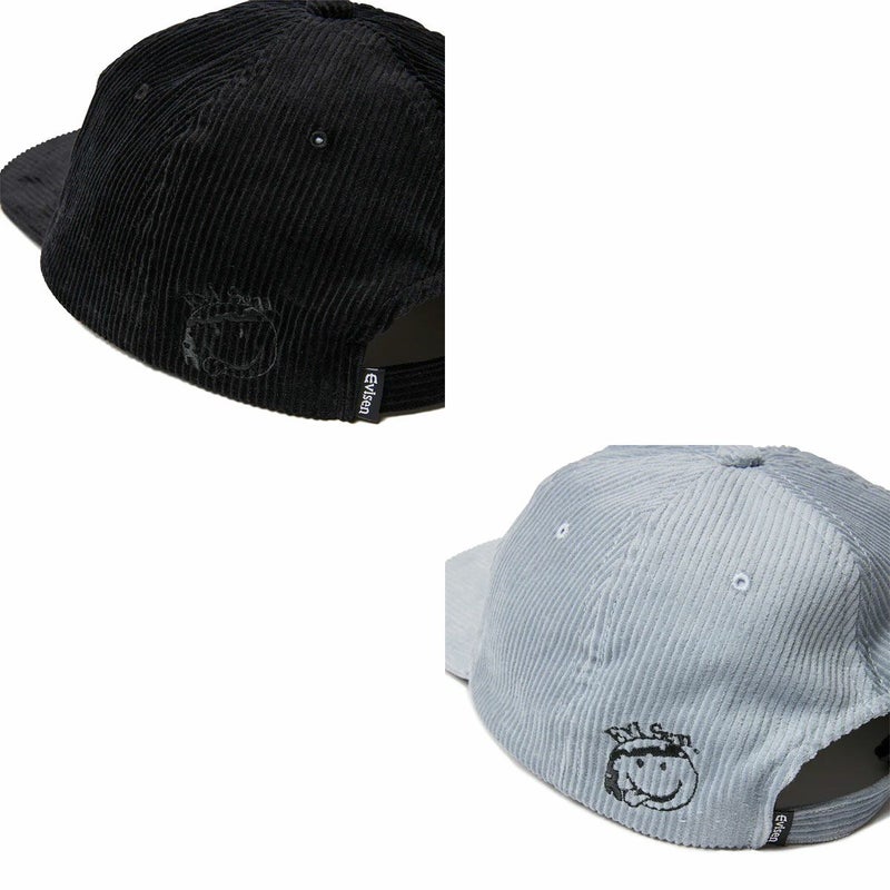エビセンEVISENスケボースケートボード帽子キャップCORDONE-UP6PANEL25FW-H01メンズ男性25FA秋冬