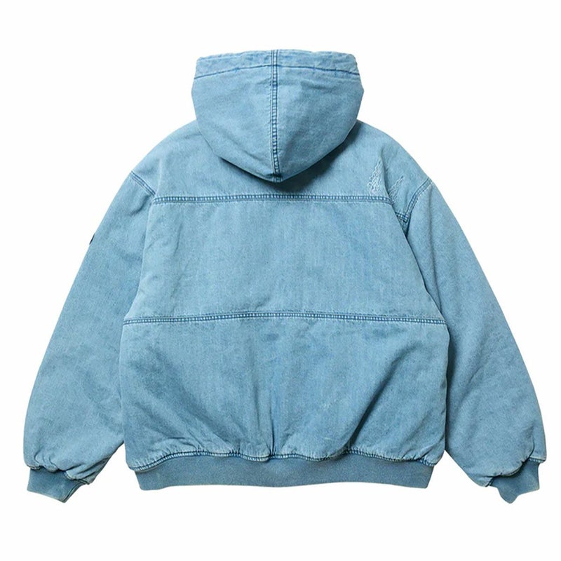 エビセンEVISENスケボースケートボードウェアアウタージャケットEYEFIREDENIMPUFFJACKET25FW-JK07メンズ男性25FA秋冬