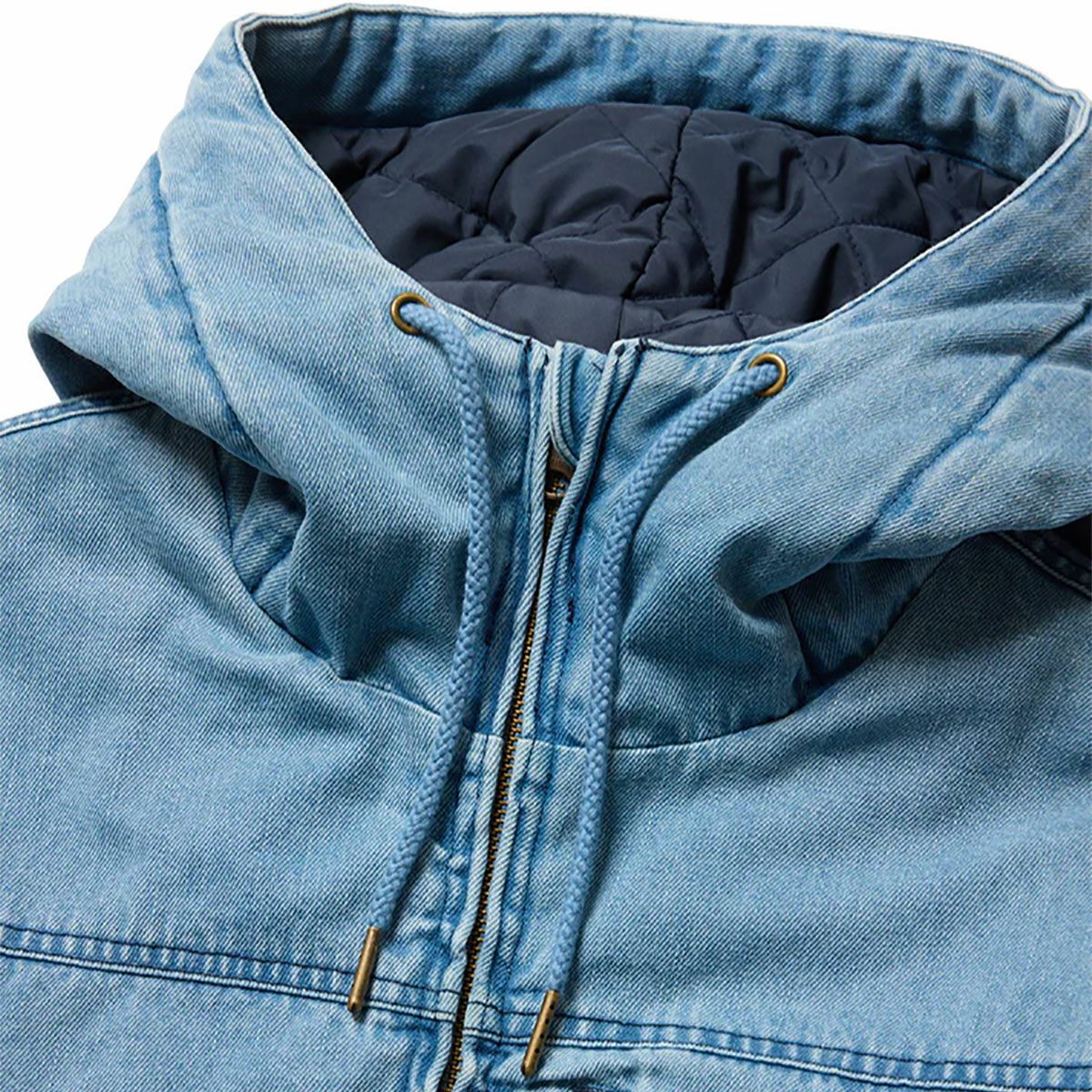 エビセンEVISENスケボースケートボードウェアアウタージャケットEYEFIREDENIMPUFFJACKET25FW-JK07メンズ男性25FA秋冬