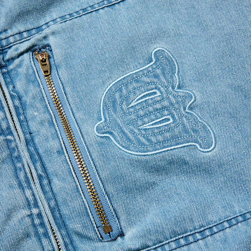 エビセンEVISENスケボースケートボードウェアアウタージャケットEYEFIREDENIMPUFFJACKET25FW-JK07メンズ男性25FA秋冬