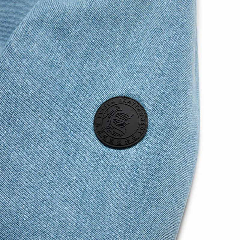 エビセンEVISENスケボースケートボードウェアアウタージャケットEYEFIREDENIMPUFFJACKET25FW-JK07メンズ男性25FA秋冬