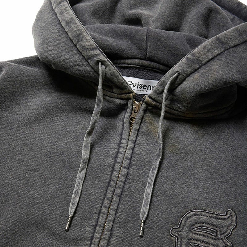 エビセンEVISENスケボースケートボードウェアスウェットパーカーLOGOZIPHOODIE25FW-SW02メンズ男性25FA秋冬