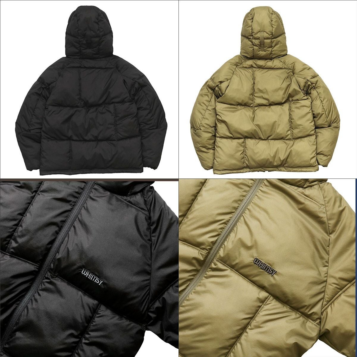 K*I様 WHIMSY BRICKLANE PUFFER JACKET GOLD WHIMSY [BRICKLANE PUFFER JACKET] (GOLDEN BROWN )