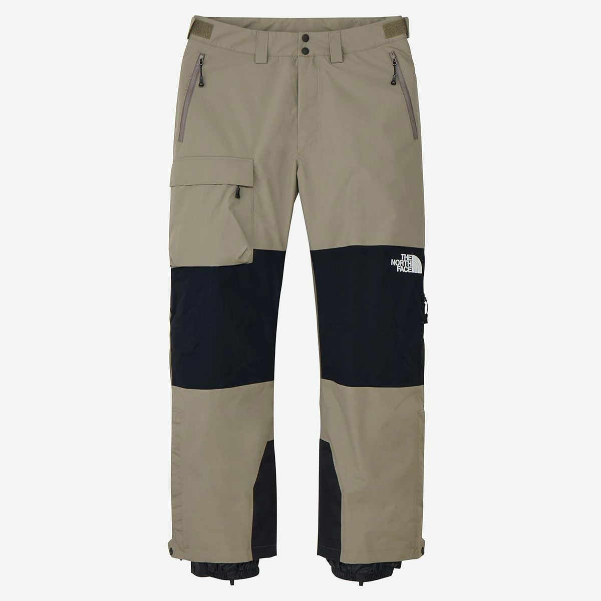 【高機能】US ノースフェイス HYVENT 茶 スノーボード パンツ スキー ザノースフェイス ハイベント 中綿入り ナイロンパンツ レディースL