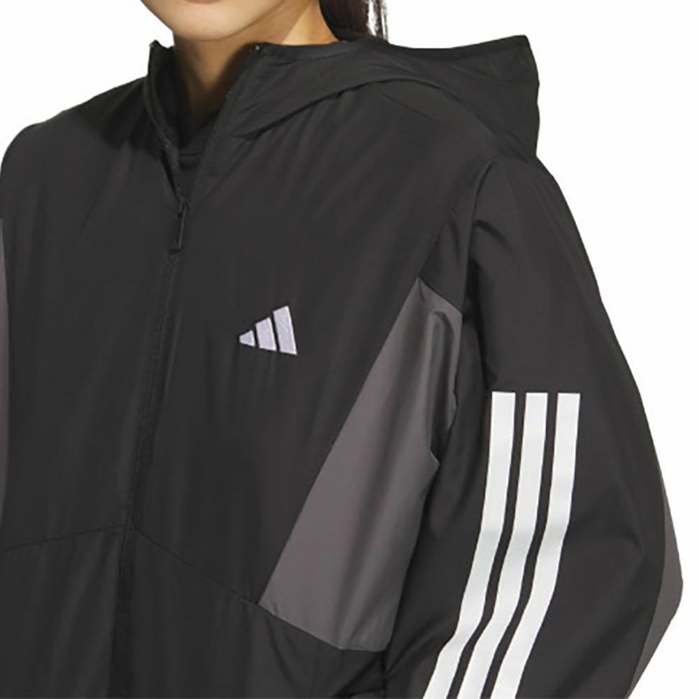 アディダスadidasジムフィットネスヨガウェアアウタージャケットWTEAM3SウーブンジャケットNCX84レディース女性25FA秋冬