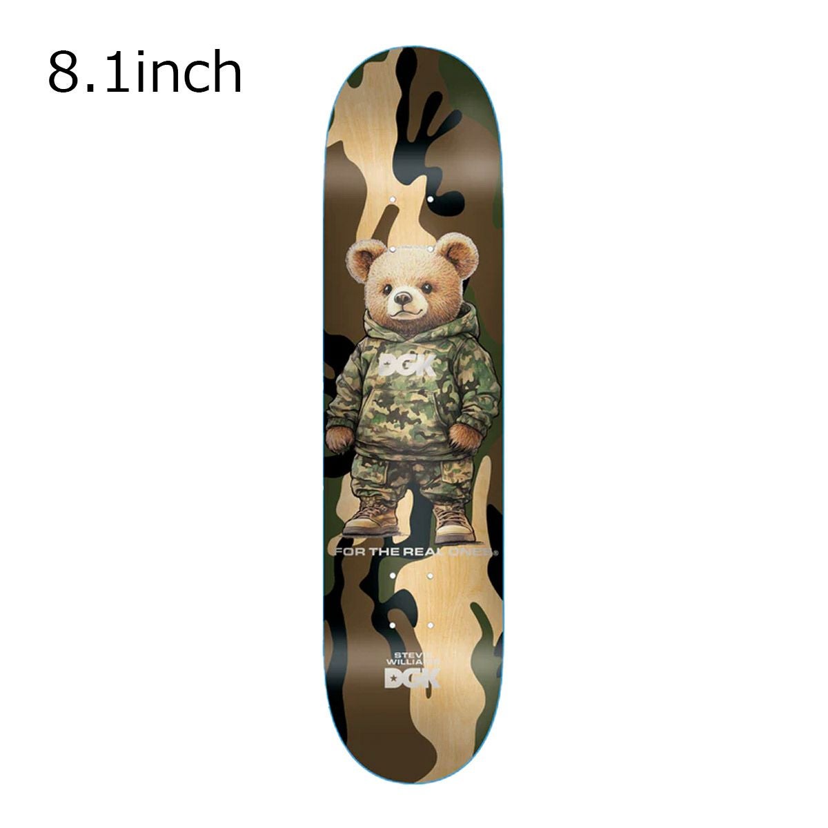 ディージーケーDGKスケボースケートボードデッキ板F.T.R.OSTEVIEWILLIAMS8.1DD55A