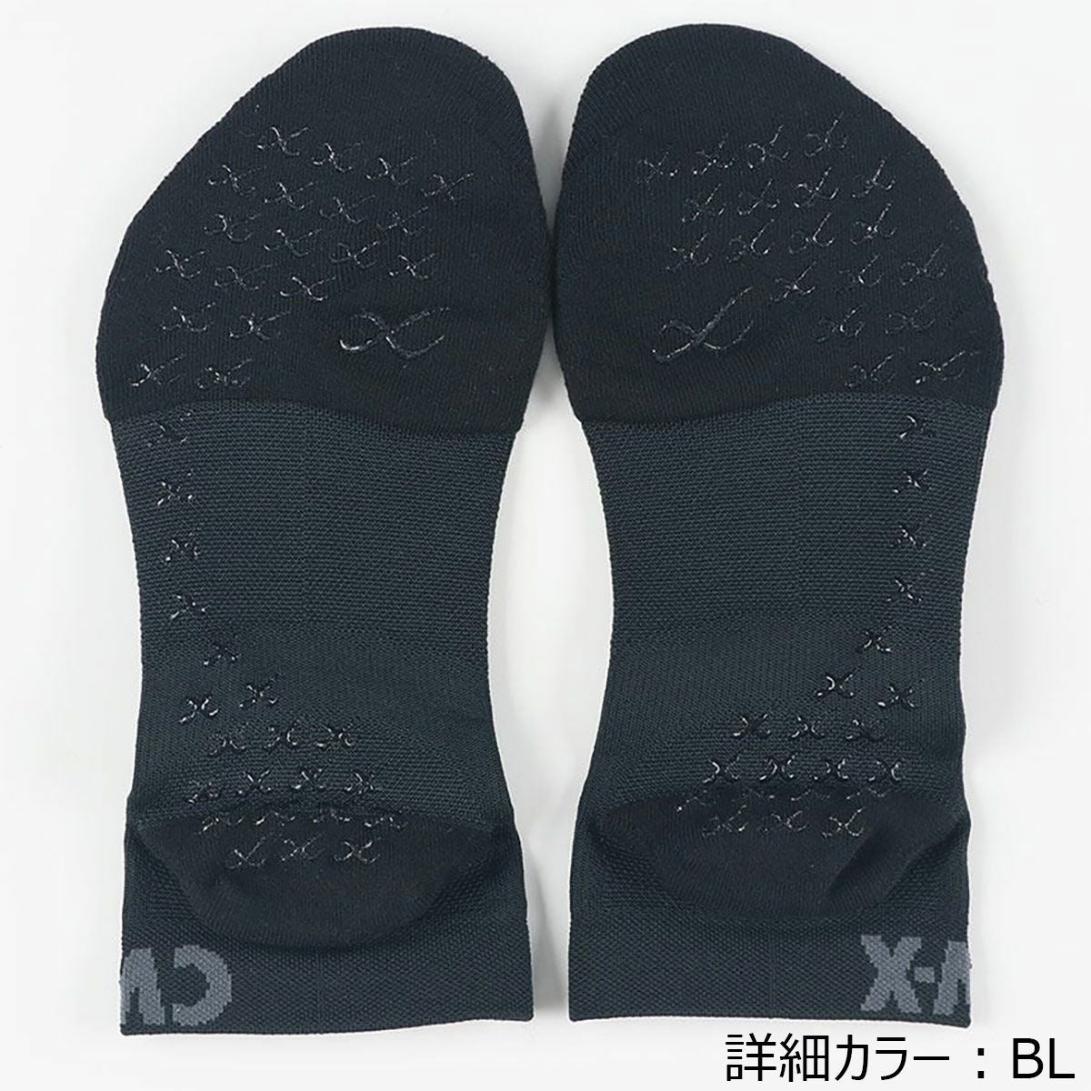 シーダブリュー・エックスCW-Xランニングソックス靴下すべり止め付きソックスHYR206-GYメンズレディースユニセックス26SP春夏