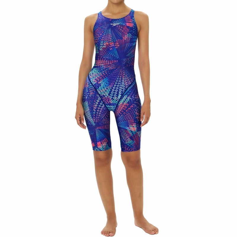 スピードSPEEDOスイムフィットネス競泳水着フレックスシグマニューセミオープンバックニースキン3SCW12608F-RBレディース女性26S1