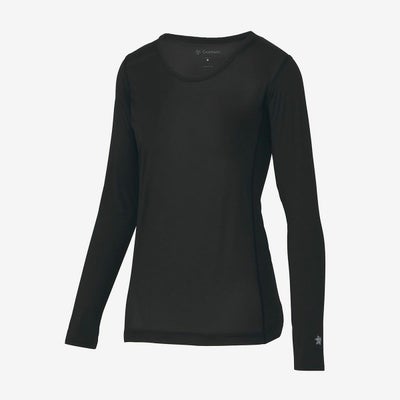 ゴールドウインGOLDWINランニングウェア長袖TシャツロンTクーリングラウンドネックロングスリーブC3FITCOOLROUNDNECKL/SGCW65102-BKレディース女性