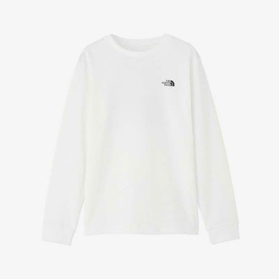 ノースフェイスTHENORTHFACEアウトドアカジュアルウェア長袖TシャツロンTロングスリーブバックスクエアロゴティーNTW32442-Wレディース女性24SP春夏