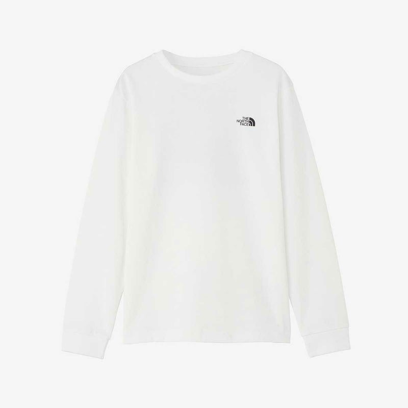 ノースフェイスTHENORTHFACEアウトドアカジュアルウェア長袖TシャツロンTロングスリーブバックスクエアロゴティーNTW32442-Wレディース女性24SP春夏