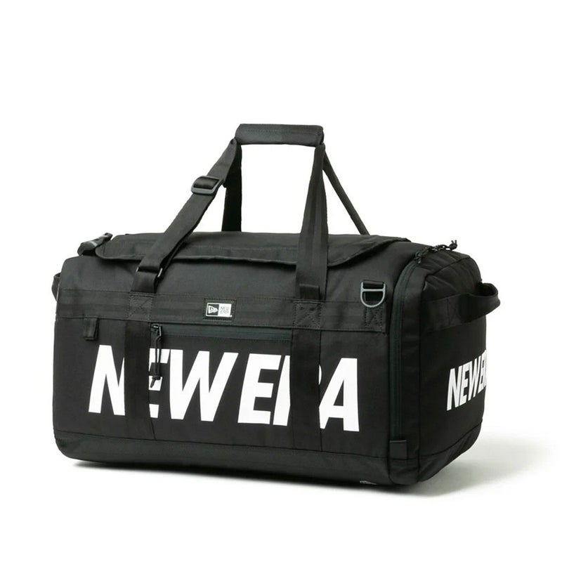 ニューエラNEWERAアウトドアカジュアル鞄バッグボストンバッグスポーツバッグクラブダッフルバッグ50L2ウェイプリントロゴブラック14521343メンズレディースユニセックス26SP春夏
