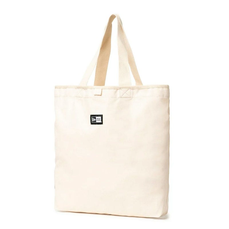 ニューエラNEWERAアウトドアカジュアル鞄バッグトートバッグライトトートバッグ14Lボックスロゴアイボリー1452135126SP春夏