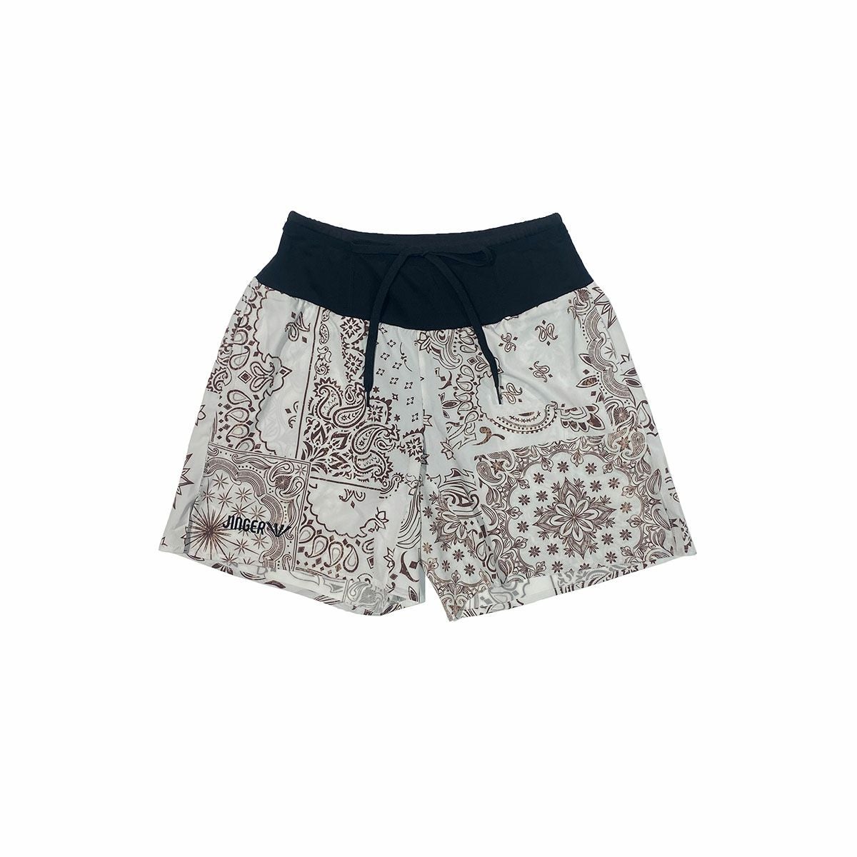 ジンガーJINGERランニングウェアボトムスショートハーフパンツ短パンマルチポケット付きランニングパンツJ-2072-WHTメンズレディースユニセックス25HO秋冬