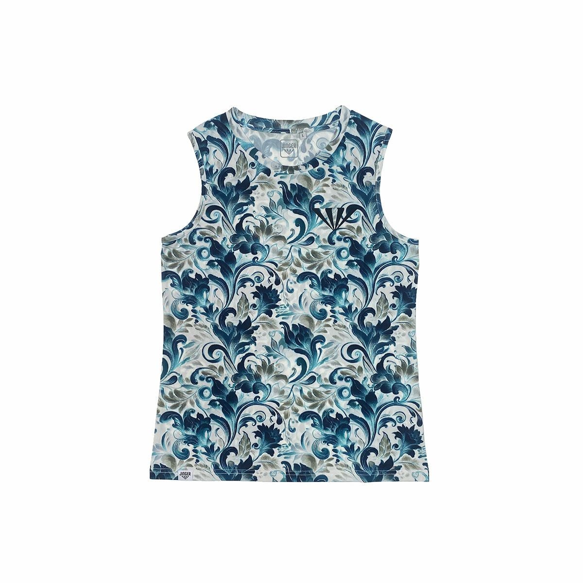 ジンガーJINGERランニングウェアノースリーブタンクトップウィメンズノースリーブシャツJF-6029-BLUレディース女性25HO秋冬