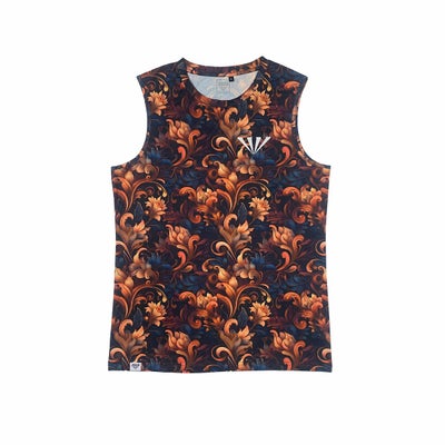 ジンガーJINGERランニングウェアノースリーブタンクトップノースリーブシャツJM-6029-BRNメンズ男性25HO秋冬